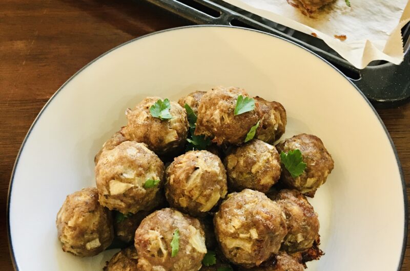 オーブン焼きミートボール