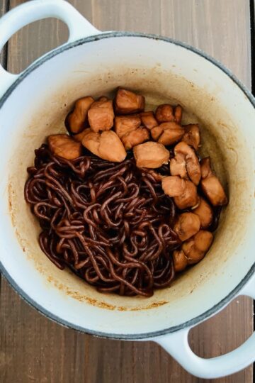 ささみと糸こんにゃくの辛煮