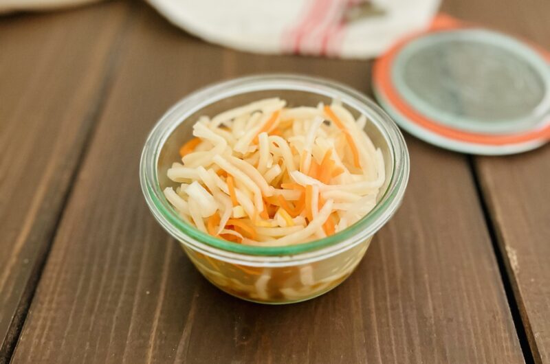 大根の皮でなますレシピ