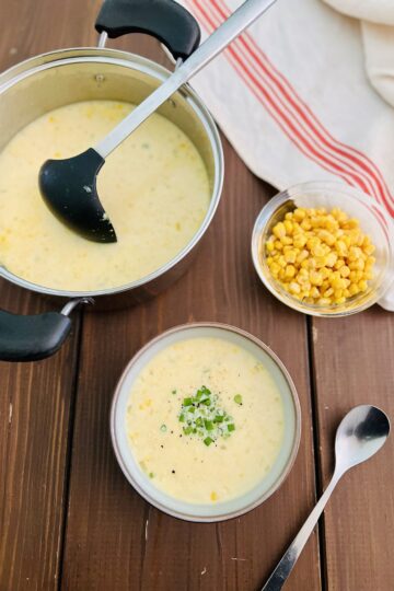 スイートコーンスープレシピ