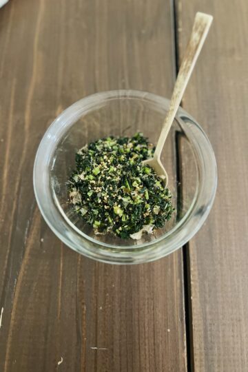 大根の葉のふりかけ