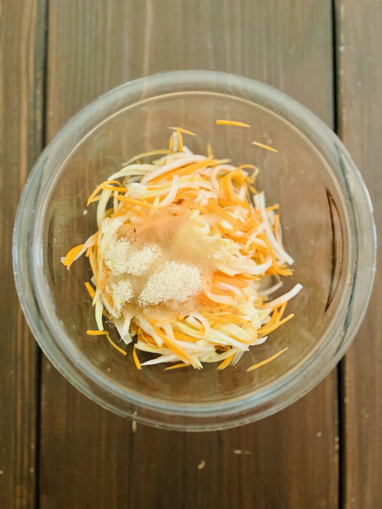 大根の皮でなますレシピ