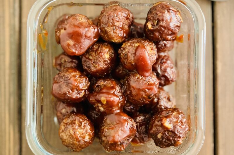 ノンフライヤー・オーブン・油でお弁当のミートボールレシピ