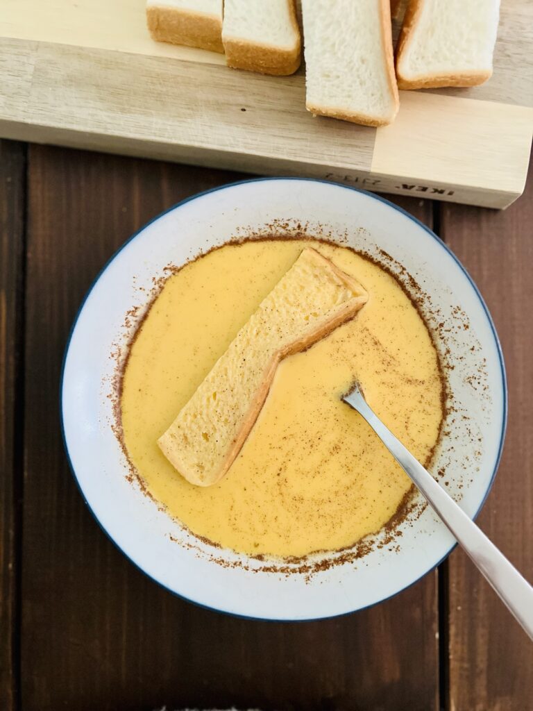 ノンフライヤーフレンチトーストスティック